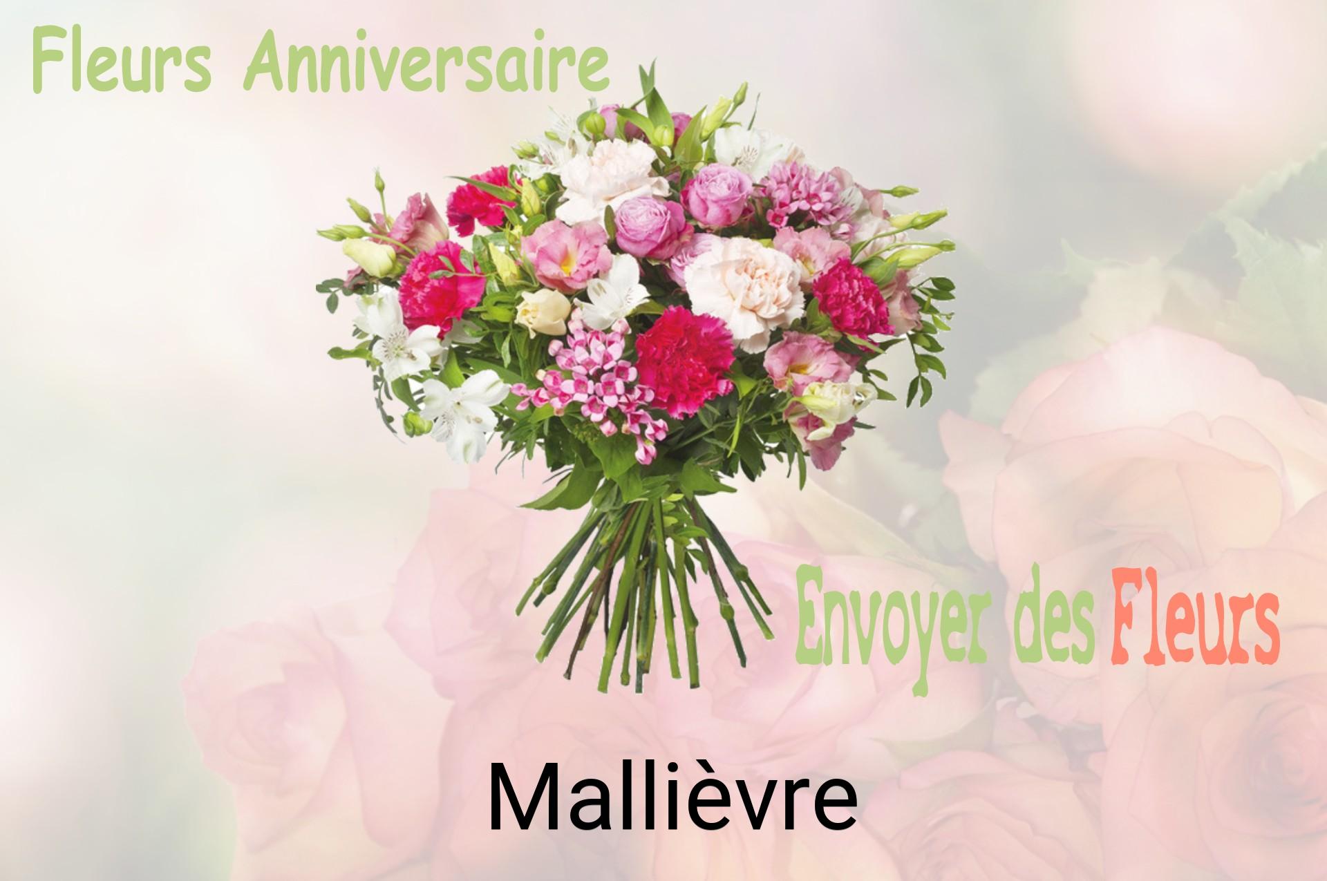 Bouquet de fleurs d’anniversaire livré à Mallièvre
